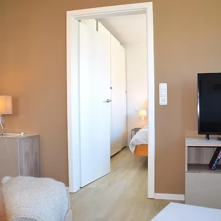 App Glueck Am Mit 1 Sz Und Balkon, Strandnah By Unsere Urlaubszeit 아파트
