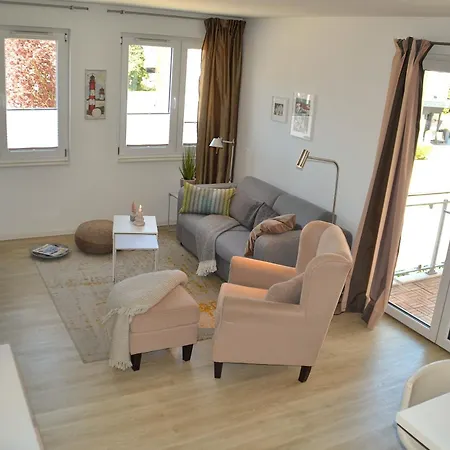 App Glueck Am Mit 1 Sz Und Balkon, Strandnah By Unsere Urlaubszeit Apartament